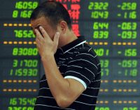 China’s stock market has dropped to the closing. Hong Kong is stable