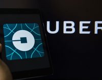 During the first trade Uber shares sank below their IPO price